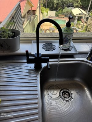Dual Boiler Tap installed