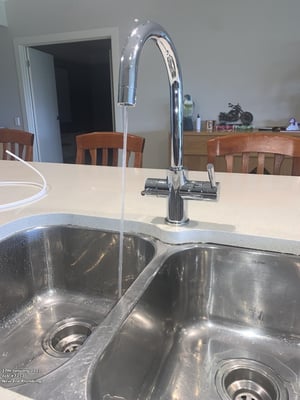 3-way mixer installed